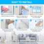 LYUNIT 300CM Portable Air Conditioner Window Kit, Universal Window Seal, Portable Air Conditioning Kit, Suitable for Air