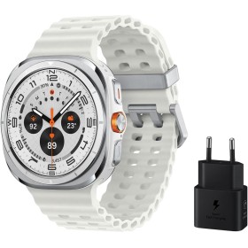Samsung Galaxy Watch Ultra LTE 47mm + Cargador - Smartwatch, Control de Salud, Seguimiento Deportivo, Blanco (Versión Española)