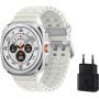 Samsung Galaxy Watch Ultra LTE 47mm + Cargador - Smartwatch, Control de Salud, Seguimiento Deportivo, Blanco (Versión Española)