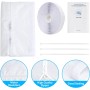 LYUNIT 300CM Portable Air Conditioner Window Kit, Universal Window Seal, Portable Air Conditioning Kit, Suitable for Air