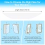 LYUNIT 300CM Portable Air Conditioner Window Kit, Universal Window Seal, Portable Air Conditioning Kit, Suitable for Air