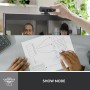 Logitech Brio 500 HD Webcam Ajuste Luz, Modo Visualización, Mics Duales con Reducción Ruido, Cubierta Privacidad Cámara Web,
