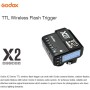 Godox X2T-S Disparador para Sony, 2.4G Transmisor de activación de Flash inalámbrico para Sony con TTL HSS 1 / 8000s Función de