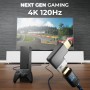 deleyCON 2 Piezas Conectores de Acoplamiento Adaptador HDMI 8K@60Hz / 4K@120Hz UHD 7680x4320 Aluminio HDMI 2.1 ARC HDR10+ Dolby