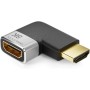 deleyCON 2 Piezas Conectores de Acoplamiento Adaptador HDMI 8K@60Hz / 4K@120Hz UHD 7680x4320 Aluminio HDMI 2.1 ARC HDR10+ Dolby