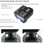 Godox X2T-S Disparador para Sony, 2.4G Transmisor de activación de Flash inalámbrico para Sony con TTL HSS 1 / 8000s Función de