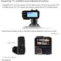 Godox X2T-S Disparador para Sony, 2.4G Transmisor de activación de Flash inalámbrico para Sony con TTL HSS 1 / 8000s Función de