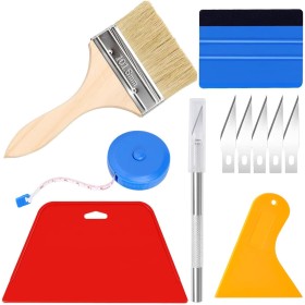 Kit de herramientas de papel pintado, herramientas de envoltura de vinilo, cortador de papel pintado, herramienta profesional