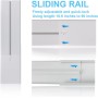 Portable Air Conditioner Window Kit, Portable Air Conditioner Sliding Window Sealing Plates, Suitable for 5"/5.9" Diameter