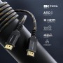 KabelDirekt – Cable HDMI 2.1 8K/4K – 3m – Conectores Metálicos Antichoque y Diseño Trenzado (8K@60Hz, Ultra Alta Velocidad/48G,