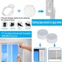 Portable Air Conditioner Window Kit, Portable Air Conditioner Sliding Window Sealing Plates, Suitable for 5"/5.9" Diameter