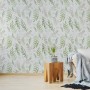 AMIGO Papel Pintado Autoadhesivo con Hojas Verdes y Diseño de Salvia - Estilo Granja Moderno para Cocina, Dormitorio u Oficina