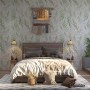 AMIGO Papel Pintado Autoadhesivo con Hojas Verdes y Diseño de Salvia - Estilo Granja Moderno para Cocina, Dormitorio u Oficina