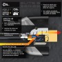 CSL - Cable HDMI 8K 4K 2.1/2.0 2m - 8K @ 60Hz 4K @ 120Hz con DSC - 48 Gbit/s - 3D - Ultra High Speed con Ethernet - Blu-ray TV
