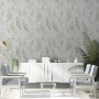 AMIGO Papel Pintado Autoadhesivo con Hojas Verdes y Diseño de Salvia - Estilo Granja Moderno para Cocina, Dormitorio u Oficina