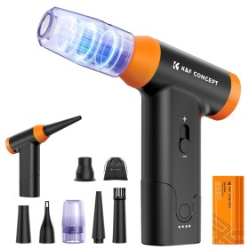 K&F Concept 2 in 1 Compressed Air Blower - 150000 RPM, Powerful Electric Dust Remover with 5000mAh Battery, Mini Compressed Air