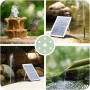 Irishom Bomba de Agua Solar,10W 500L/H 9V Fuente Solar,con Panel Solar y 3 boquillas para baño de pájaros, pecera, Estanque