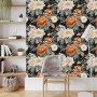 JIAOQSS Vinilo adhesivo para pared Ola marina en acuarela Papel tapiz adhesivo Ola marina grande de color azul impermeable
