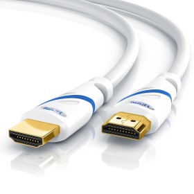 CSL - Cable HDMI 8K 4K 2.1/2.0 3m - 8K @ 60Hz 4K @ 120Hz con DSC - 48 Gbit/s - 3D - Ultra High Speed con Ethernet - Blu-ray TV
