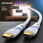 CSL - Cable HDMI 8K 4K 2.1/2.0 3m - 8K @ 60Hz 4K @ 120Hz con DSC - 48 Gbit/s - 3D - Ultra High Speed con Ethernet - Blu-ray TV