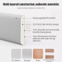OUGPIU Paneles Acolchado Pared Niños antigolpes, Pegatinas de Pared para habitación infanti,Protector Pared Cama niños,tapizado