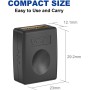 VCE Acoplador de Cable HDMI hembra a hembra Adaptador de empalme de cable HDMI 3D&4K 2 Unidades