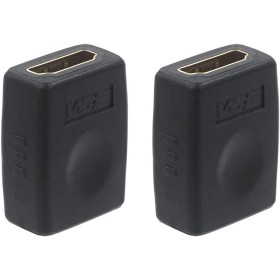 VCE Acoplador de Cable HDMI hembra a hembra Adaptador de empalme de cable HDMI 3D&4K 2 Unidades