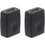 VCE Acoplador de Cable HDMI hembra a hembra Adaptador de empalme de cable HDMI 3D&4K 2 Unidades