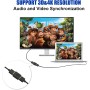 VCE Acoplador de Cable HDMI hembra a hembra Adaptador de empalme de cable HDMI 3D&4K 2 Unidades