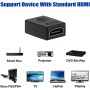 VCE Acoplador de Cable HDMI hembra a hembra Adaptador de empalme de cable HDMI 3D&4K 2 Unidades