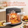 Taylor Swoden Air Fryer 6.5 L 1800 W – Double Heating, Visual Window, 8 Programs, Touch Panel, Metallic Interior, Includes