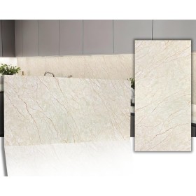 5x Panel de pared efecto mármol – Revestimiento de PVC | 120x60 cm | 2,5 mm de grosor | Alternativa a los azulejos y al mármol