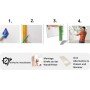 5x Panel de pared efecto mármol – Revestimiento de PVC | 120x60 cm | 2,5 mm de grosor | Alternativa a los azulejos y al mármol