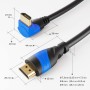 KabelDirekt – 1,5m Cable HDMI 4K 90° (High Speed HDMI con Ethernet, 4K Ultra HD, 3D, Full HD 1080p, HDR, ARC, PS4, XBOX, HDTV)