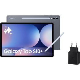 Samsung Galaxy Tab S10+ 512GB + Cargador - Tablet IA, Tableta Android 5G, 12GB RAM, Pantalla AMOLED, Antirreflejos, S Pen