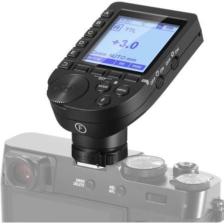 NEEWER QPRO-S TTL Flash Trigger Inalámbrico Compatible con Sony 1/8000s HSS Gran Pantalla Diseño Inclinado 5 Grupo 9 Funciones