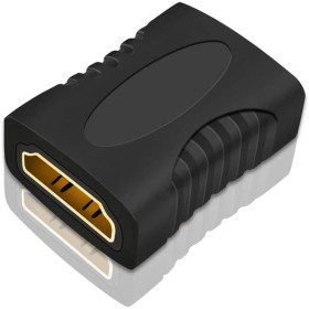 CABLEPELADO Empalme HDMI, Acoplador HDMI, Adaptador HDMI hembra a Hembra, Acoplamiento HDMI, Contactos Chapados en Oro,