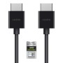 Belkin Cable HDMI 2.1 de alta velocidad Ultra (4K, Dolby Vision HDR, óptimo para Apple TV, 2 metros) - negro