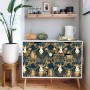 JIAOQSS Vinilo adhesivo para pared Conejos boho vintageConejos reales marrones Papel tapiz adhesivo Papel tapiz de vinilo