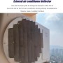 Air Guide Outdoor Unit Air Conditioning Anti-Blow Air Guide Stainless Steel For Change Direction Air Outlet Deflector