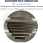 Air Guide Outdoor Unit Air Conditioning Anti-Blow Air Guide Stainless Steel For Change Direction Air Outlet Deflector