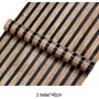 Papel pintado autoadhesivo de PVC con listones de madera, extraíble, lámina decorativa para el hogar y la cocina, ancho 40 cm 3