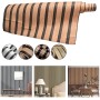 Papel pintado autoadhesivo de PVC con listones de madera, extraíble, lámina decorativa para el hogar y la cocina, ancho 40 cm 3