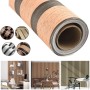 Papel pintado autoadhesivo de PVC con listones de madera, extraíble, lámina decorativa para el hogar y la cocina, ancho 40 cm 3