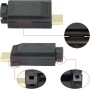 CERRXIAN - Adaptador HDMI Chapado en Oro Macho a Conector sin Costura con Carcasa