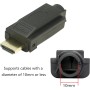 CERRXIAN - Adaptador HDMI Chapado en Oro Macho a Conector sin Costura con Carcasa