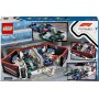 LEGO City Garaje de F1 con Coches Mercedes-AMG y Alpine, 2 Maquetas de Vehículos de Fórmula 1 de Juguete y 2 Minifiguras de