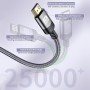 4K Cable USB C a HDMI 0.5m, Cable Tipo C a HDMI 4K@UHD para Thunderbolt 4/3 Compatible con i Phone16 15 Plus Pro Max, MacBook