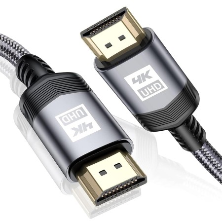 4K Cable USB C a HDMI 0.5m, Cable Tipo C a HDMI 4K@UHD para Thunderbolt 4/3 Compatible con i Phone16 15 Plus Pro Max, MacBook