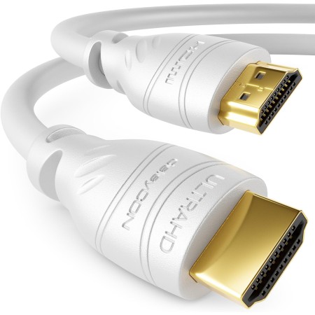 deleyCON 8m Cable HDMI 2.0a/b - Alta Velocidad con Ethernet - UHD 2160p 4K@60Hz 4:2:0 HDCP 2.2 ARC CEC Ethernet 18Gbps 3D Full